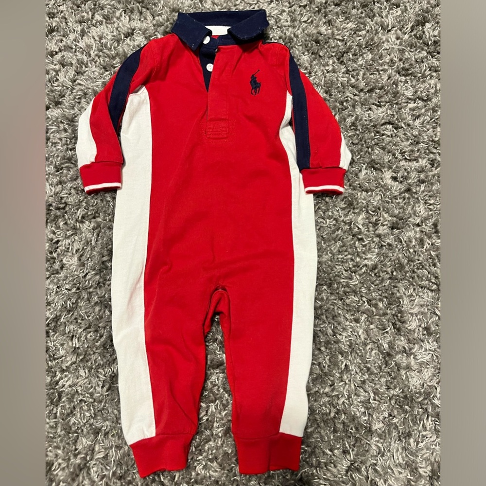 Ralph Lauren Collared Romper